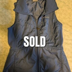Columbia Blue Quilted Vest